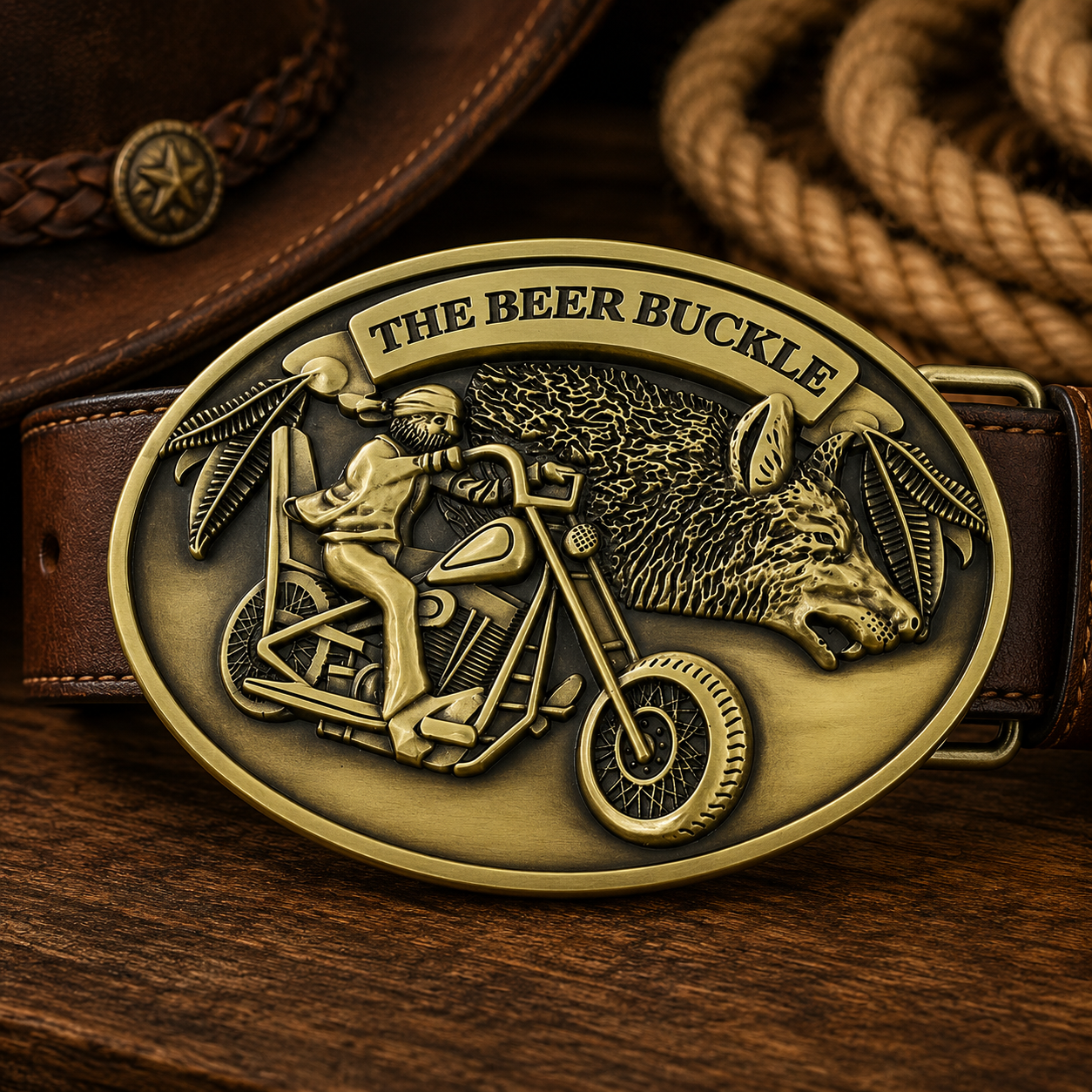 Beer Belt Buckle
